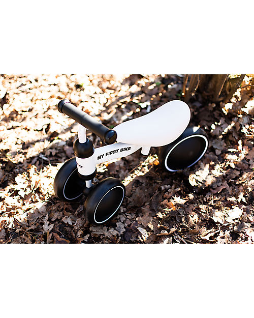 Childhome Triciclo Senza Pedali My First Bike - Bianco - Telaio in Metallo Tricicli