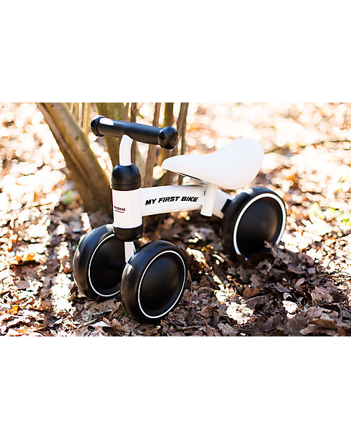 Childhome Triciclo Senza Pedali My First Bike - Bianco - Telaio in Metallo Tricicli
