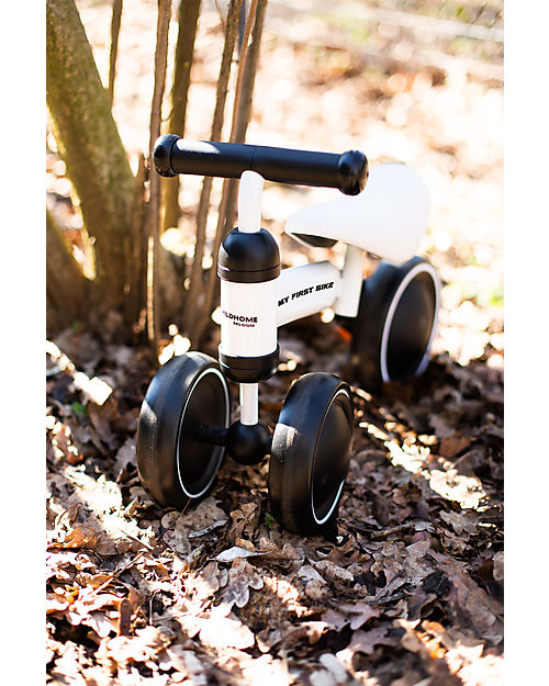 Childhome Triciclo Senza Pedali My First Bike - Bianco - Telaio in Metallo Tricicli