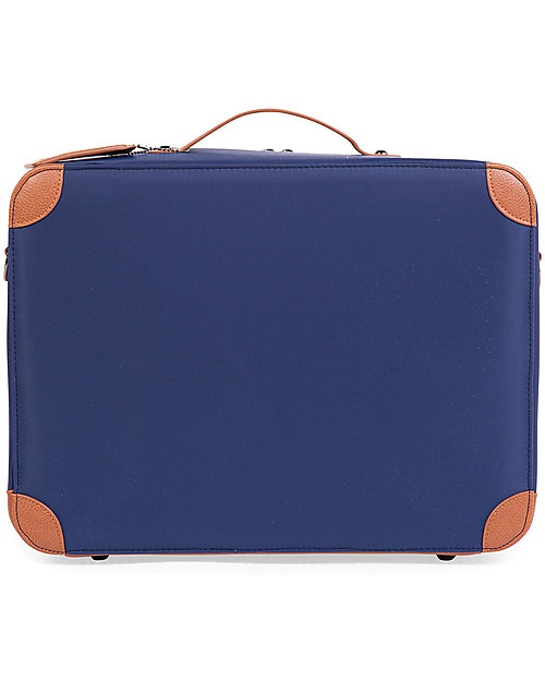 Childhome Valigia Bimbi Mini Traveller - Blu/Bianco - 40 x 30 x 15 cm Borse da Viaggio