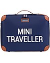 Childhome Valigia Bimbi Mini Traveller - Blu/Bianco - 40 x 30 x 15 cm Borse da Viaggio