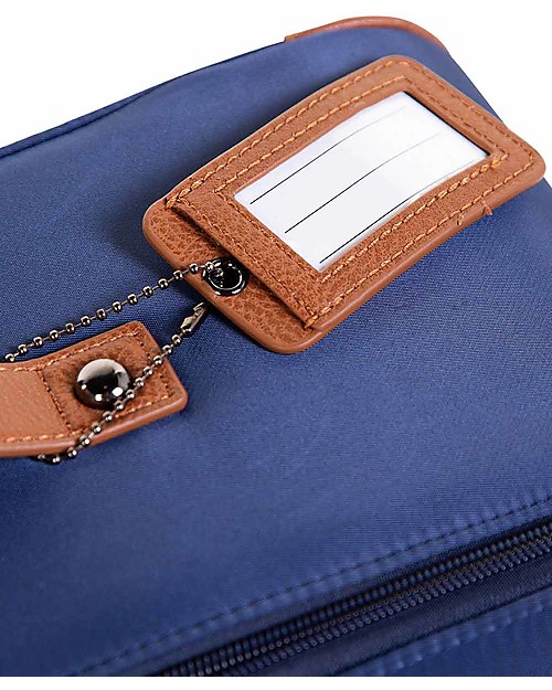 Childhome Valigia Bimbi Mini Traveller - Blu/Bianco - 40 x 30 x 15 cm Borse da Viaggio