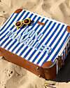 Childhome Valigia Bimbi Mini Traveller - Righe - Blu Elettrico/Azzurro - 40 x 30 x 15cm Borse da Viaggio