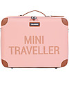 Childhome Valigia Bimbi Mini Traveller - Rosa/Rame - 40 x 30 x 15 cm Borse da Viaggio