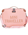 Childhome Valigia Bimbi Mini Traveller - Rosa/Rame - 40 x 30 x 15 cm Borse da Viaggio