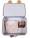 Childhome Valigia Bimbi Mini Traveller - Teddy Be - 40 x 30 x 15 cm Borse da Viaggio