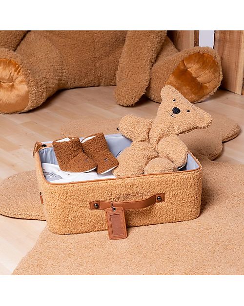 Childhome Valigia Bimbi Mini Traveller - Teddy Be - 40 x 30 x 15 cm Borse da Viaggio