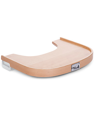 Childhome Vassoio Pappa per Seggiolone Evolutivo Evolu 2 e ONE.80° - Legno Naturale Seggioloni