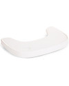Childhome Vassoio Pappa per Seggiolone Evolutivo Evolu2 e ONE.80 - Silicone ed ABS - Bianco Accessori per Seggioloni