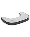 Childhome Vassoio Pappa per Seggiolone Evolutivo Evolu2 e ONE.80 - Silicone ed ABS - Nero Accessori per Seggioloni