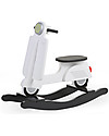 Childhome Vespa Scooter a Dondolo Black & White - Dai 12 Mesi Cavalcabili