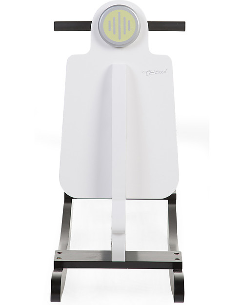 Childhome Vespa Scooter a Dondolo Black & White - Dai 12 Mesi Cavalcabili