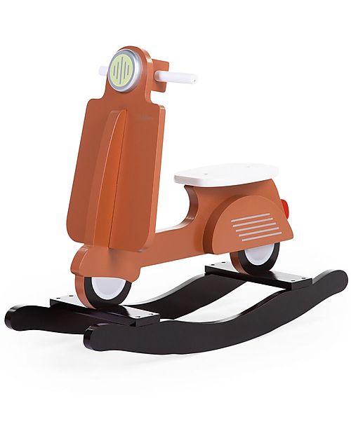 Childhome Vespa Scooter a Dondolo Ruggine  - Dai 12 Mesi Cavalcabili