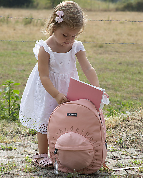 Childhome Zainetto Bimba ABC - Rosa/Rame Zaini Asilo