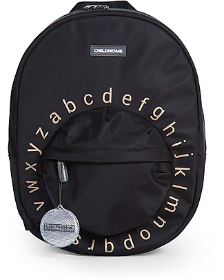 Childhome Zainetto Bimbo ABC - Nero/Oro Zainetti