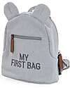 Childhome Zainetto My First Bag - Grigio - Canvas - 20 x 8 x 24 cm Zaini Asilo