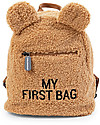 Childhome Zainetto My First Bag - Teddy Beige - 20x8x24 cm Zaini Asilo