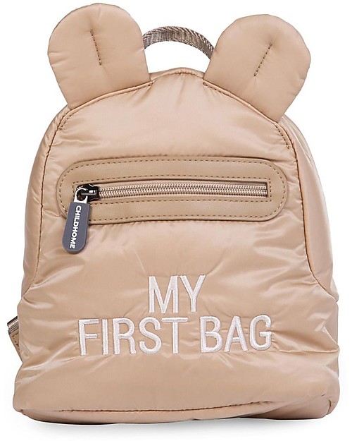 Childhome Zainetto My First Bag Trapuntato - Beige - 20 x 8 x 24 cm Zaini Asilo
