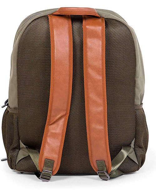 Childhome Zaino Daddy Bag - 36 x 20 x 48 cm - Kaki - Include Materassino per il Cambio! Zaini Fasciatoio