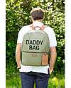 Childhome Zaino Daddy Bag - 36 x 20 x 48 cm - Kaki - Include Materassino per il Cambio! Zaini Fasciatoio
