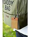 Childhome Zaino Daddy Bag - 36 x 20 x 48 cm - Kaki - Include Materassino per il Cambio! Zaini Fasciatoio
