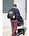 Childhome Zaino Daddy Bag - 36 x 20 x48 cm - Nero - Include Materassino per il Cambio! Zaini Fasciatoio