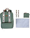 Childhome Zaino Fasciatoio Family Club - Verde - 30x16x40 cm Zaini Fasciatoio