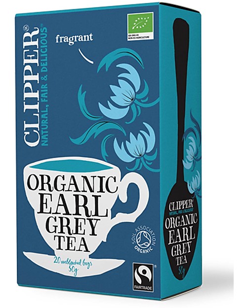 Clipper Tè Earl Grey Biologico e Fairtrade - 20 bustine Tisane