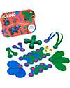 Clixo Crew Pack - 30 Pezzi - Blu Verde - Gioco Magnetico STEAM - 4+ Anni Giochi Magnetici