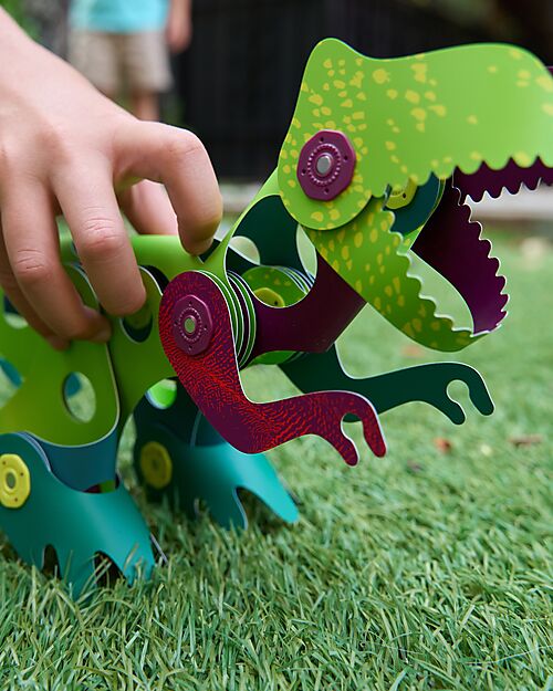 Clixo Dino Adventure Pack - 36 pezzi - Gioco Magnetico STEAM - 6+ Anni Giochi Magnetici