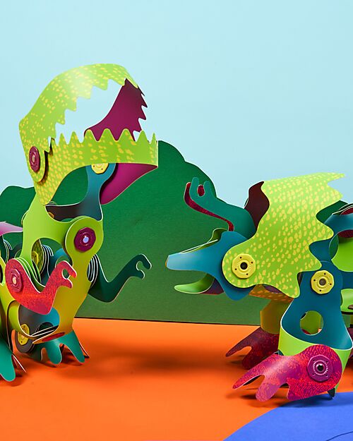 Clixo Dino Adventure Pack - 36 pezzi - Gioco Magnetico STEAM - 6+ Anni Giochi Magnetici