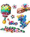 Clixo Family Pack - 150 Pezzi - Gioco Magnetico STEAM - +4 Anni Giochi Magnetici