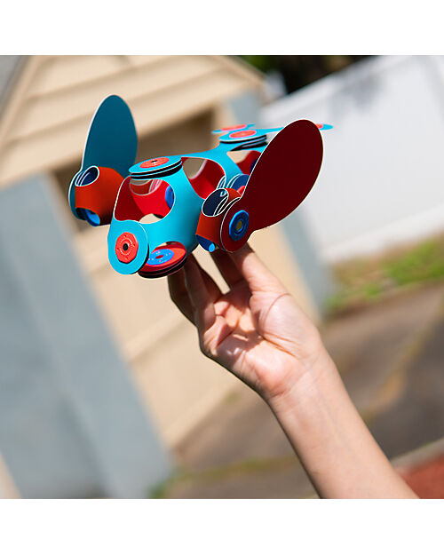 Clixo Itsy Pack - 18 Pezzi - Rosa Turchese - Gioco Magnetico STEAM - 4+ Anni Giochi Magnetici