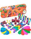 Clixo Super Rainbow Pack - 60 Pezzi - Gioco Magnetico STEAM - 6+ Anni Giochi Magnetici