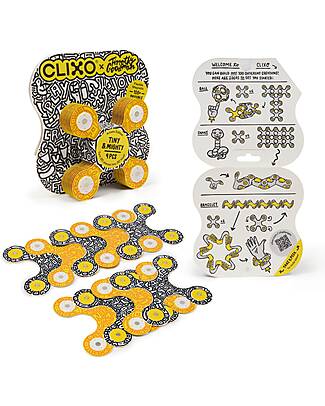 Clixo Tiny & Mighty - 9 Pezzi - Artist Edition - Timothy Goodman - Gioco Magnetico STEAM - 4+ Anni Giochi Magnetici