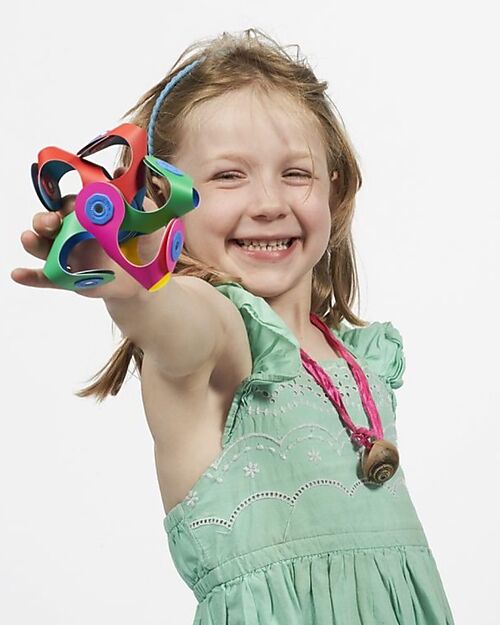 Clixo Tiny & Mighty - 9 Pezzi - Classico Multicolor - Gioco Magnetico STEAM - 4+ Anni Giochi Magnetici