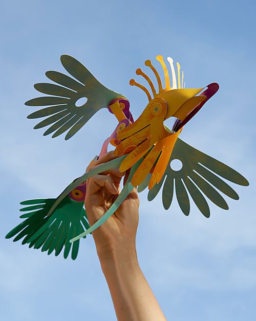 Clixo Tiny & Mighty - 9 Pezzi - Giungla - Gioco Magnetico STEAM - 4+ Anni Giochi Magnetici