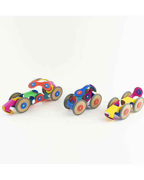 Clixo Wheel Creator Pack - 72 Pezzi - Gioco Magnetico STEAM - 6+ Anni Giochi Magnetici