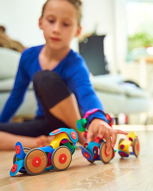 Clixo Wheel Creator Pack - 72 Pezzi - Gioco Magnetico STEAM - 6+ Anni Giochi Magnetici