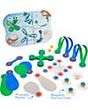 Clixo Window Pack - 24 Pezzi - Gioco Magnetico STEAM - 4+ Anni Giochi Magnetici