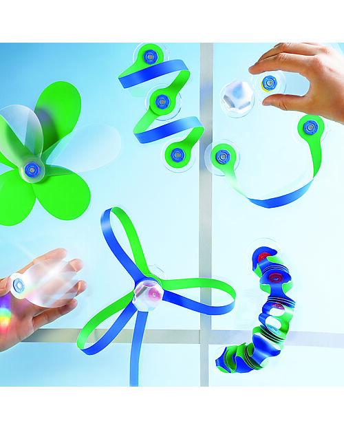 Clixo Window Pack - 24 Pezzi - Gioco Magnetico STEAM - 4+ Anni Giochi Magnetici