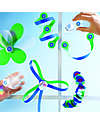 Clixo Window Pack - 24 Pezzi - Gioco Magnetico STEAM - 4+ Anni Giochi Magnetici