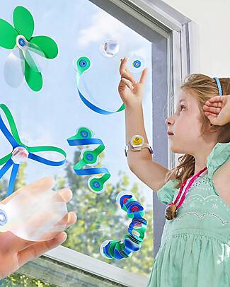 Clixo Window Pack - 24 Pezzi - Gioco Magnetico STEAM - 4+ Anni Giochi Magnetici