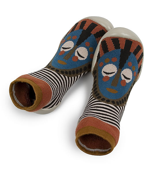 Collégien Babbucce con Suola Ergonomica - Baoulé - Cotone di Qualità per Durare a Lungo! Pantofole