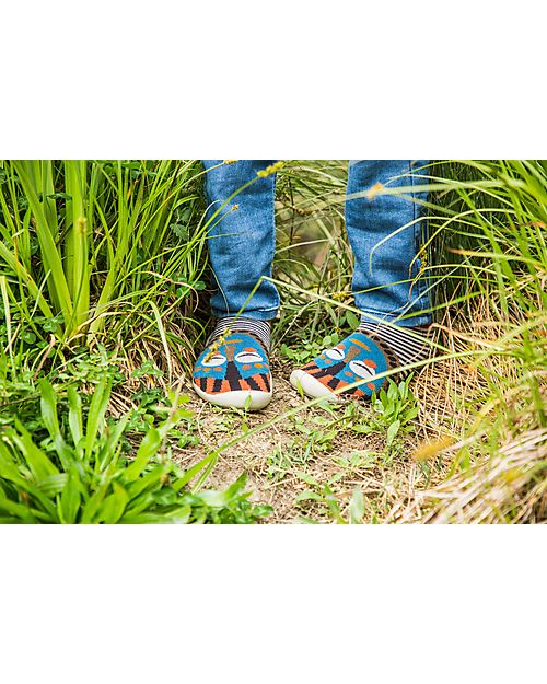 Collégien Babbucce con Suola Ergonomica - Baoulé - Cotone di Qualità per Durare a Lungo! Pantofole