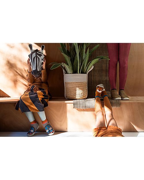 Collégien Babbucce con Suola Ergonomica - Baoulé - Cotone di Qualità per Durare a Lungo! Pantofole