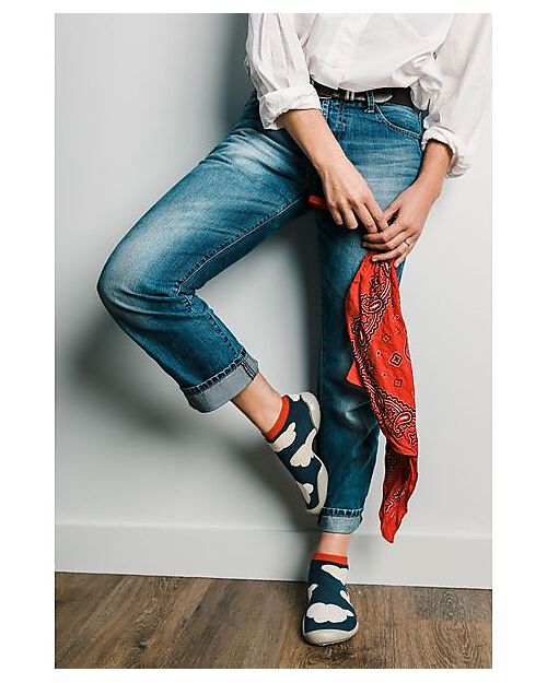 Collégien Babbucce con Suola Ergonomica - Cloud Phospho - Cotone di Qualità per Durare a Lungo! Pantofole