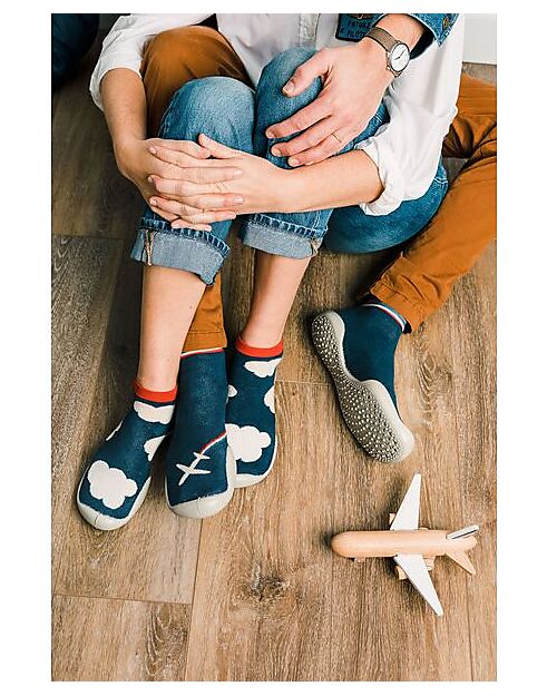 Collégien Babbucce con Suola Ergonomica - Cloud Phospho - Cotone di Qualità per Durare a Lungo! Pantofole