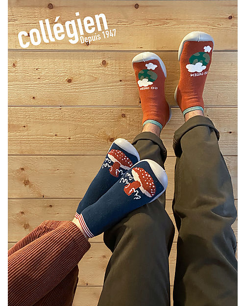 Collégien Babbucce con Suola Ergonomica - Go Green - Cotone Riciclato - Certificato GRS Pantofole