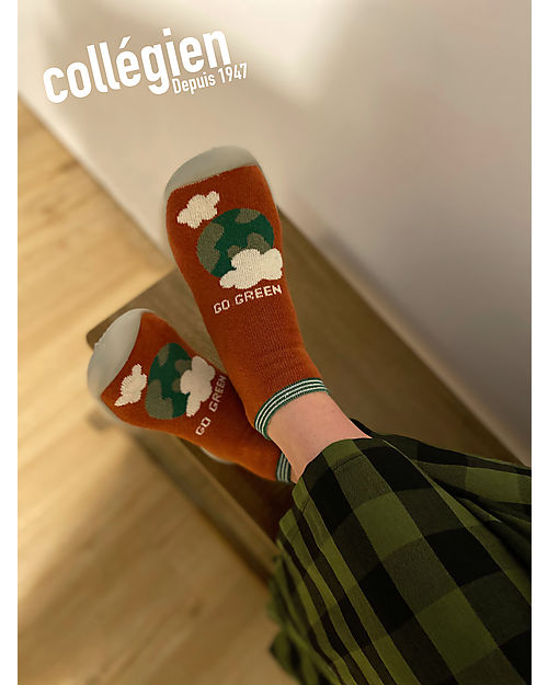 Collégien Babbucce con Suola Ergonomica - Go Green - Cotone Riciclato - Certificato GRS Pantofole